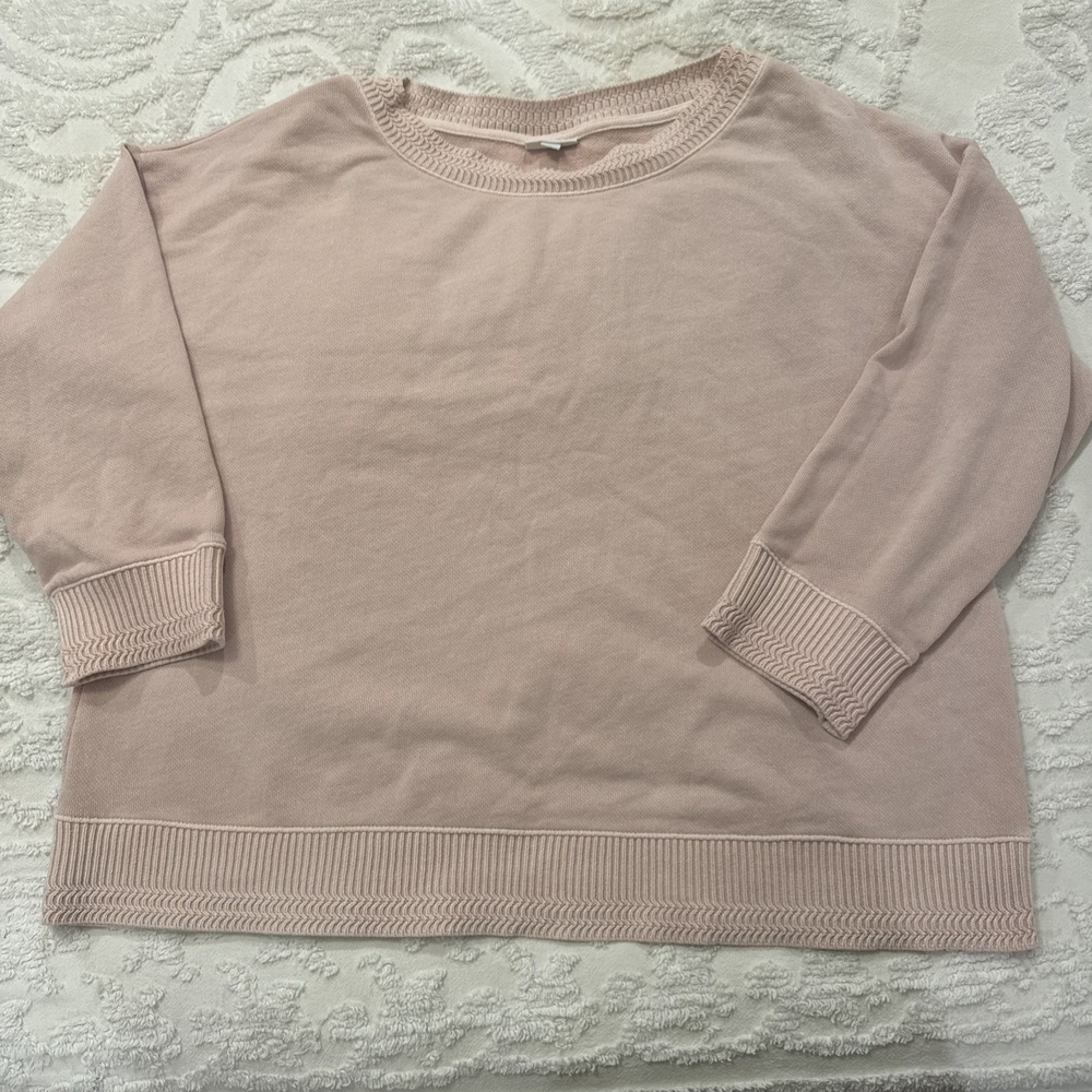 J Jill Sweater Top Womens Size 2X Pink Knit Casual Comfort Basic Everyday Career